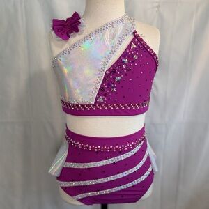 “Galaxy Spark” jazz solo costume, child size 10, brand new